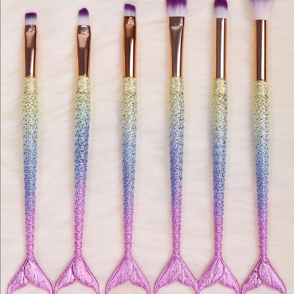 ❤️6 PCS MERMAID BRUSH SET❤️